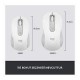 Logitech 910-006238 M650 L Signature Kablosuz Beyaz El Tam Boyutlu Mouse