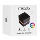 Mikado MD-18BT Siyah DC 5V-USB TF Kartlı Bluetoothlu Led Işklı Şarjlı Speaker Mikado MD-18BT Siyah DC 5V-USB TF Kartlı Bluetoothlu Led Işklı Şarjlı Speaker