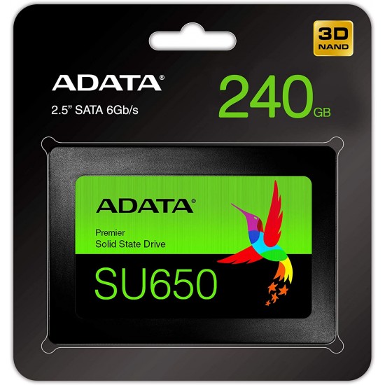 Adata 240GB 2.5" SU650 520-450MB-s ASU650SS-240GT-R Ssd Harddisk