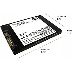 Wd 480GB Green WDS480G3G0A 545-465 3D Nand 25" Sata SSD Harddisk