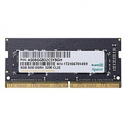 Apacer 8GB (1x8GB) 3200Mhz CL22 DDR4 Notebook SODIMM Ram ES.08G21.GSH Notebook Ram