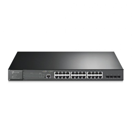 Omada Tp-Link TL-SG3428XMP 24 Port 10-100-1000 Poe+ Switch 4 Port 10GE SFP L2 Çelik Kasa Rack Mount Omada Tp-Link TL-SG3428XMP 24 Port 10-100-1000 Poe+ Switch 4 Port 10GE SFP L2 Çelik Kasa Rack Mount