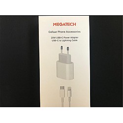 Megatech 20w Usb-c Power Adaptör+Usb-C to Lightning Kablo