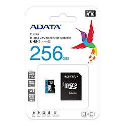 Adata 256GB Premier microSDXC Card with Adapter UHS-I Class10 V10 Hafıza Kartı