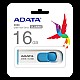 Adata C008-16GB 16GB USB2.0 Classic (White + Blue) Flash Bellek