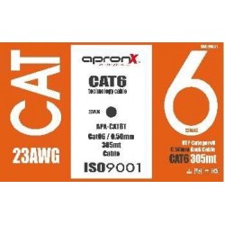 Apronx Cat6 23AWG 305Mt 0,50mm Turuncu Utp Kablo