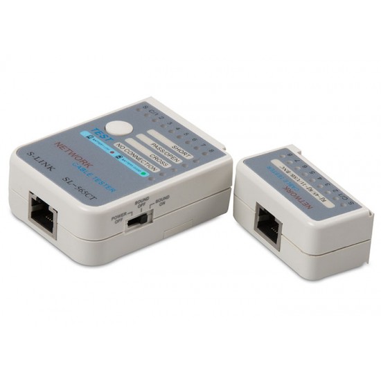 S-Link SL-565CT RJ45 Ağ Kablosu Test Cihazı