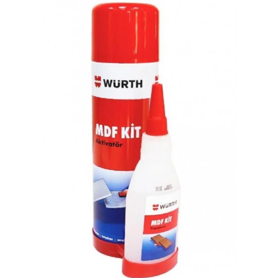Würth Mdf Kit Aktivatör Hızlı Yapıştırıcı 100 ml+500 ml( 0892100444028 24 ) Würth Mdf Kit Aktivatör Hızlı Yapıştırıcı 100 ml+500 ml( 0892100444028 24 )