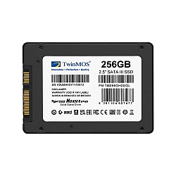 TwinMOS 256GB 2.5" Sata3 SSD (580MB-550MB-S) Tlc 3dnand Grey (TM256GH2UGL) Ssd Disk