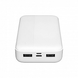 S-link P201 20.000mAh PRM Micro+Type-C+USB Beyaz Taşınabilir Pil Şarj Cihazı Powerbank