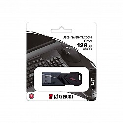 Kingston DTXON-128GB 128GB Portable USB 3.2 Gen 1 DataTraveler Exodia Onyx Flash Bellek