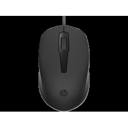 HP 150 240J6AA Siyah Kablolu Optik Kablolu Mouse 1600 DPI Optik Sensörlü