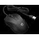 HP 100 6VY96AA Siyah Optik Kablolu Mouse 1.600 DPI Hassas Optik Sensörü