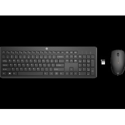 HP 235 1Y4D0AA Siyah Kablosuz Klavye Mouse Seti 2,4 GHz 1600 DPI (2 x AAA (keyboard); 1 x AA Mouse)