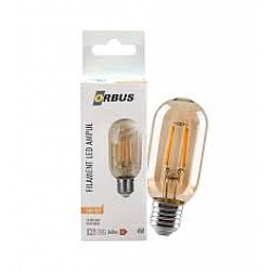 Orbus ORB-STC6W ST64 6W E27 Clear Dekoratif 540 Lm Led Ampul Ra80 220-240V-50Hz