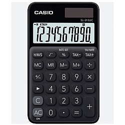 Casio SL-310UC-BK Cep Tipi 10 Hane Siyah Hesap Makinesi