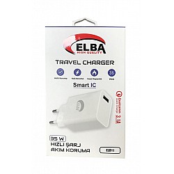 Elba ELB11 Elb-35w USB 35w Hızlı Şarj Akım Koruma EV Şarj Kafa