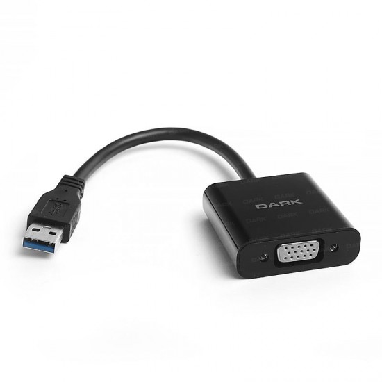 Dark DK-AC-UGA34 UGA34 VGA USB To Vga  3.0 - 2.0 Çevirici 15Cm