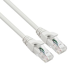 Vcom NP611B-0.5 Cat6 0.5MT Gri Utp Patch Kablo