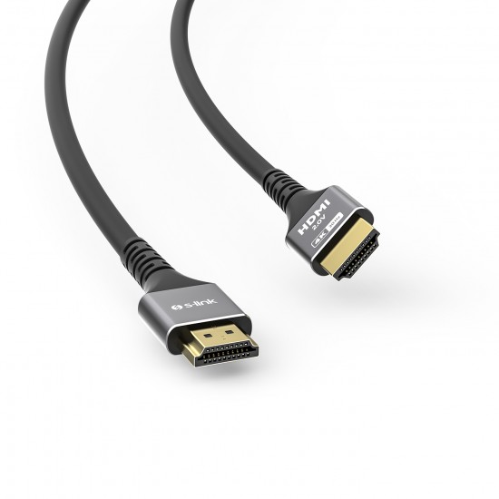 S-link SLX-HD4K30 19+1 HDMI to HDMI 30mt Metal v2.0 4K (4096-2160) 30Hz Kablo S-link SLX-HD4K30 19+1 HDMI to HDMI 30mt Metal v2.0 4K (4096-2160) 30Hz Kablo