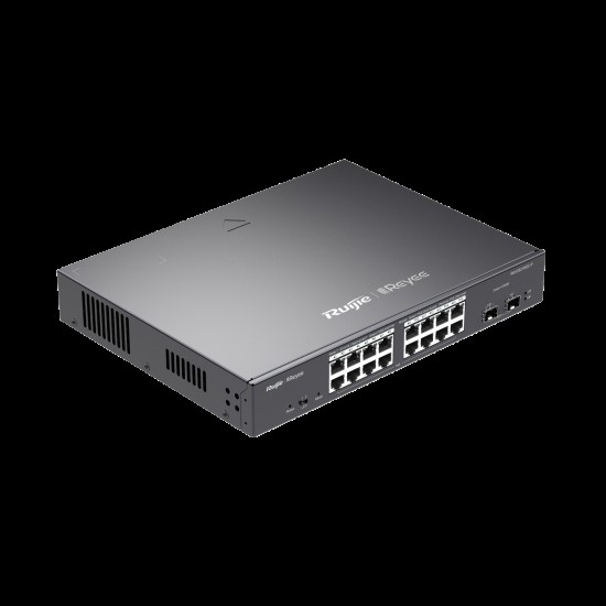 Ruijie-Reyee RG-ES218GC-P 16 Port Poe+ 10-100-1000 Mbps + 2 Port SFP Yönetilebilir Switch