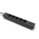 INCA IPW-44TU 5li 1,5mt Siyah 3Usb+Typ-C Akım Korumalı Led Tuşlu Priz INCA IPW-44TU 5li 1,5mt Siyah 3Usb+Typ-C Akım Korumalı Led Tuşlu Priz