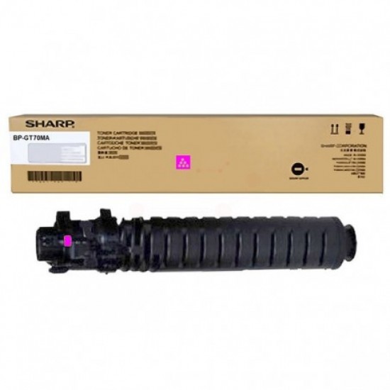 SHARP BP-GT70MA Magenta Kırmızı Orjinal Fotokopi Toneri BP-50c26-50c31-50c36-50c45 24.000 Sayfa SHARP BP-GT70MA Magenta Kırmızı Orjinal Fotokopi Toneri BP-50c26-50c31-50c36-50c45 24.000 Sayfa