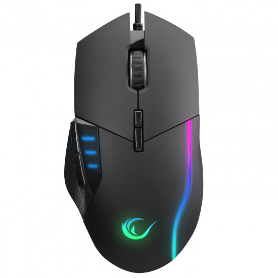 Rampage SMX-R83 X-FORCE Usb Siyah 10000 dpi RGB Aydınlatmalı Gaming Oyuncu Mouse