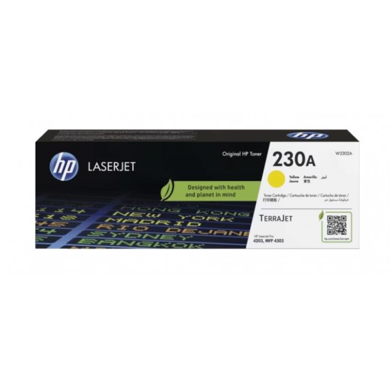 HP 230A Yellow Sarı 1.800 Sayfa Toner W2302A