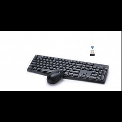 Hp 7YA13PA CS10 USB Kablosuz Klavye + Mouse Set Siyah Türkçe Q 2.4GHz Sessiz Tuş Takımı