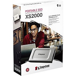 Kingston 1TB XS2000 Mini USB 3.2 Gen 2.2 Type C Gri Taşınabilir SSD