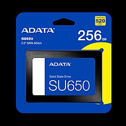 Adata 256GB 2.5" SU650 520-450MB-s ASU650SS-256GT-R Ssd Harddisk