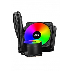 PowerBoost NOBLE 120 Rainbow Fanlı 120mm (LGA1700-AM4-AM5) Uyumlu Sıvı Soğutma Sistemi (Siyah)