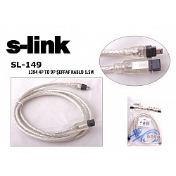 S-link SL-149 IEEE1394 4PİN TO 9PİN 1.5m Firewire Kablosu