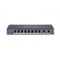 Hikvision DS-3E0310P-E-M 8 Portlu 10-100 Fast Ethernet Switch 8 Port Poe 60W