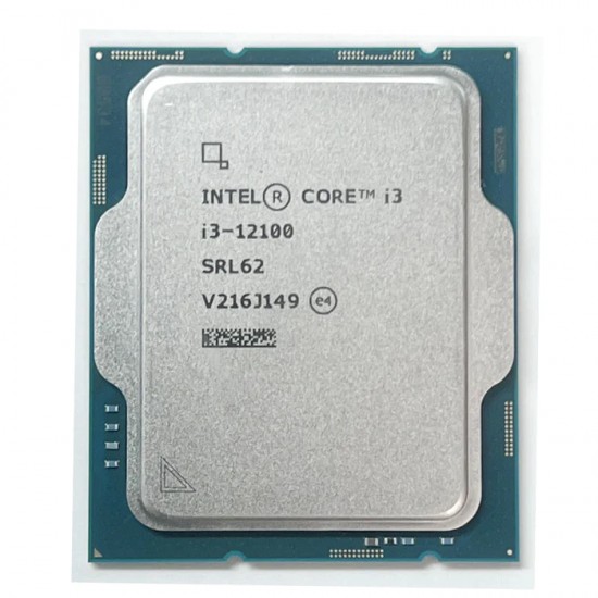 Intel Alder Lake Core i3 12100 TRAY 3.3Ghz 1700P 12Mb (60W) Uhd730 Kutusuz İşlemci