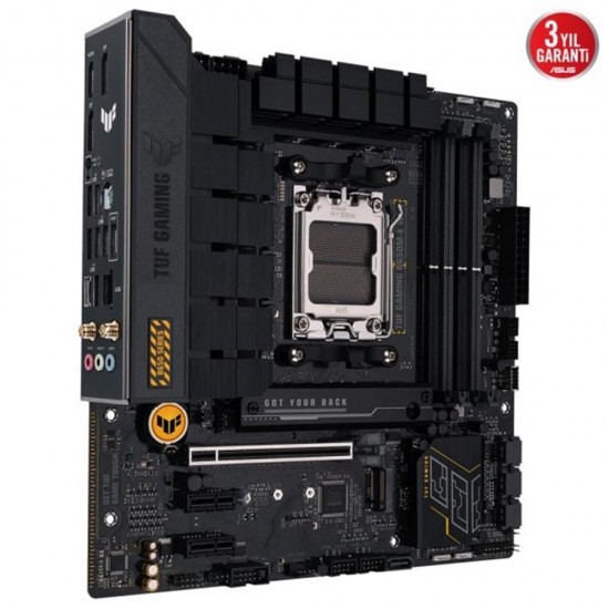 ASUS Tuf Gaming B650M-E WiFi 6400MHz (OC) DDR5 Soket AM5 M.2 HDMI Mini DP mATX Anakart ASUS Tuf Gaming B650M-E WiFi 6400MHz (OC) DDR5 Soket AM5 M.2 HDMI Mini DP mATX Anakart
