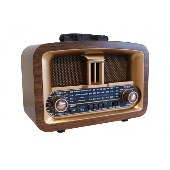Everton Rt-876 Bluetooth Fm-Usb-Tf-Aux Şarjlı Nostaljik Radyo Everton Rt-876 Bluetooth Fm-Usb-Tf-Aux Şarjlı Nostaljik Radyo
