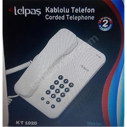 Telpaş KT-1020 krem Masa Üstü Telefon