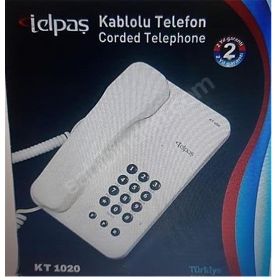 Telpaş KT-1020 krem Masa Üstü Telefon