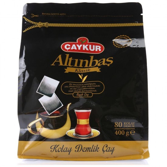Çaykur Altınbaş 400gr 80adet Demlik Poşet Çay Çaykur Altınbaş 400gr 80adet Demlik Poşet Çay