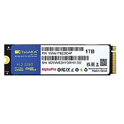 TwinMOS 1TB M.2 PCIe Gen3 NVMe SSD (3600-3250Mb-s) NVMe1TB2280AP TLC 3DNAND Ssd