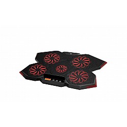 Frisby FNC-5255B GP5 Notebook Soğutucu & Stand (5xFan) LCD Kontrol Pane Metal Izgara 2 x USB Port