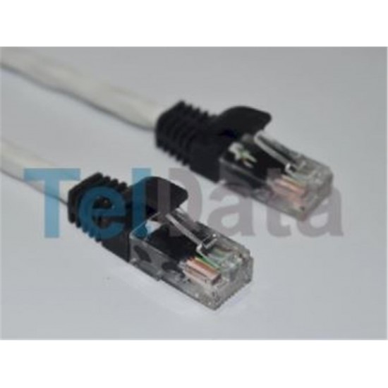 Teldata TLD-030B Cat6 0.30MT Beyaz Utp Patch Kablo