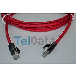 Teldata TLD-030K Cat6 0.30MT Kırmızı Utp Patch Kablo