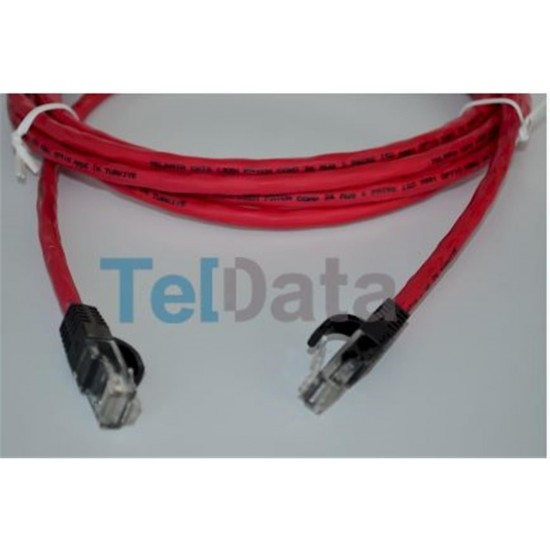 Teldata TLD-030K Cat6 0.30MT Kırmızı Utp Patch Kablo