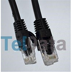 Teldata TLD-500S Cat6 5MT Siyah Utp Patch Kablo