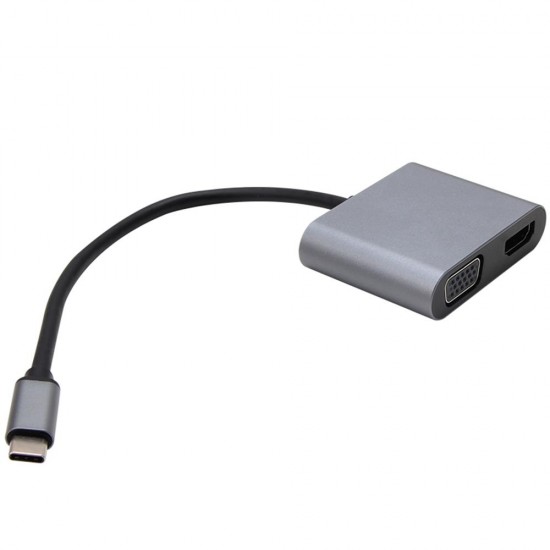 Vcom CU4512 Type-C To Hdmi+Vga+Usb2.0+ Type-C Çevirici Vcom CU4512 Type-C To Hdmi+Vga+Usb2.0+ Type-C Çevirici