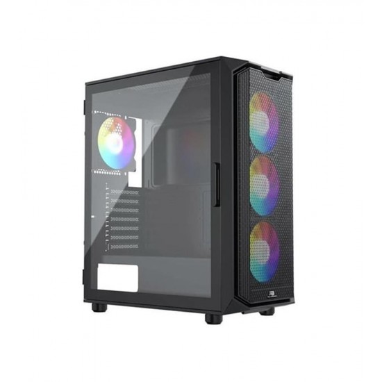 PowerBoost PB-P521B 750w 80+ Bronze USB 3.0 ATX Mesh RGB fan siyah Kasa PowerBoost PB-P521B 750w 80+ Bronze USB 3.0 ATX Mesh RGB fan siyah Kasa
