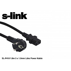 S-link SL-P175 1.5m  0.75mm Lüks Power Kablo